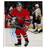 Saku Koivu autograph on 8x10 photo