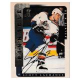 Scott LaChance autograph on Pinnacle 1997 card #27