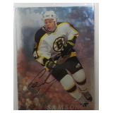 Sergei Samsonov autograph on ï¿½In The Gameï¿½ card