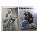 Lot, Derek King autograph on 1998 "In the Game"