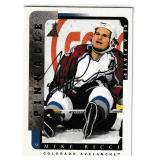Mike Ricci autograph on Pinnacle 199 autograph