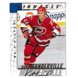 Kent Manderville autograph on Pinnacle 1998 card