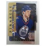 Jason Arnott autograph on Pinnacle 1997 Card