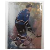 Ken Klee autograph on 1998 " In The Game" card