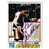 Steve Vickers autograph on 1977 Topps Card #136