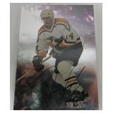 Stu Barnes autograph on "In the Game" 1998 card