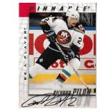 Rick Pilou autograph on Pinnacle 1998 Card # 81