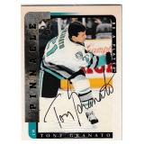 Tony Granato autograph on Pinnacle 1997 card # 142