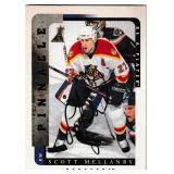 Scott Mellanby autograph on Pinnacle 1997 card