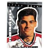 Mark McInnis autograph on 1995 Upper Deck Card #14