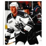 Lot, Rob Blake autograph on 8x10 photo;