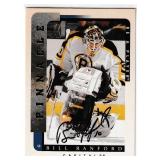 Bill Ranford autograph on Pinnacle 1997 card #16