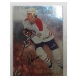 Dave Manson autograph on 1998 "In the Game" card