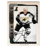 Joe Nieuwendyk autograph on Pinnacle 1997 card #53