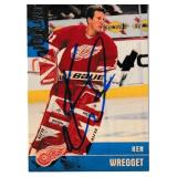 Ken Wregget autograph on 1999 " In The Game"