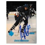 Chris McAllister autograph on 2000 Topps Card #114