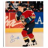 Stu Barnes autograph on 8x10 photo