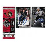 Lot, Chris Pronge autograph on 1998 Upper Deck