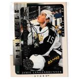Jamie Langenbrunner autograph on Pinnacle 1997
