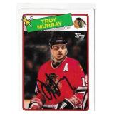 Troy Murray autograph on Topps 1988 card #106
