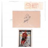 Lot, Scot Niedermeyer autograph on 3x5 card;