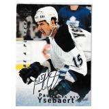 Paul Ysebaert autograph on Upper Deck 1996 card