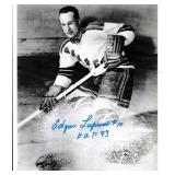 Edgar Laprade autograph on 8x10 photo