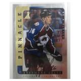 Stephane Yelle autograph on Pinnacle 1997 card #15