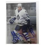 Nikolai Antropov autograph on 1999 " In The