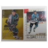 Lot, Ron Sutter autograph on 1999 " In The Game"