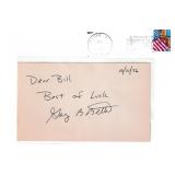 Gary Bettman, Commissioner, autograph on 3x5 card