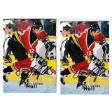 Lot, Jody Hull autograph on 2- 1996 Upper Deck