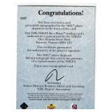 Valeri Zelepukin autograph on 1996 Upper Deck card