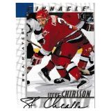 Steve Chiasson autograph on Pinnacle 1998 Card