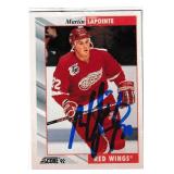 Martin LaPoint autograph on Score 1992 card #409