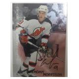 Brendan Morrison autograph on 1999 " In The