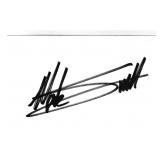 Mark Smith autograph on 3x5 card