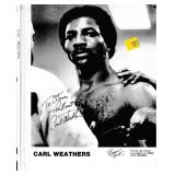 Carl Weathers autograph on 8x10 photo