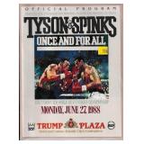 Official Program Tyson vs Spinks June 27, 1988