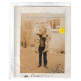 Jack Dempsey w/ 2 boys on 8x10 photo (no