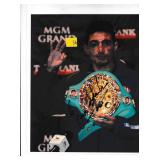 Eric Morales autograph on 8x10 photo
