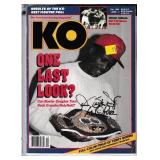 James "Buster" Douglas autograph on KO magazine