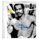 Lot, Ken Norton autograph on 8x10 photo;