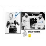 Muhammed Ali & Chuck Wepner autographs on 8x10