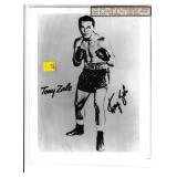 Tony Zale autograph on 8x10 photo