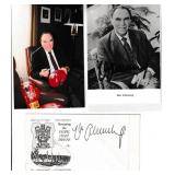 Lot, 3 autographs by Max Schmelling- on cover,