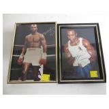 Lot, 2- Sugar Ray Leonard autographed 5x7 framed