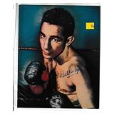 Lot, Willie Pep autograph on 8x10 photo;