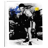 Jake LaMotta autograph on 8x10 photo
