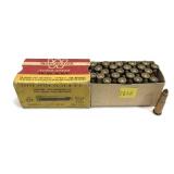 Vintage box Winchester .25-20 W.H.V cartridges,